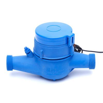 China Popular Nylon in South Africa ISO 4064 Class B 20mm Pulse Output Multi-Jet Dry Dial Cold Nylon Plastic Water Meter for sale