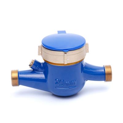 China Kenya ISO4064 Class B 20mm Remote Reading Brass External Multi Jet Adjuster Dry Brass Smart Water Meter for sale