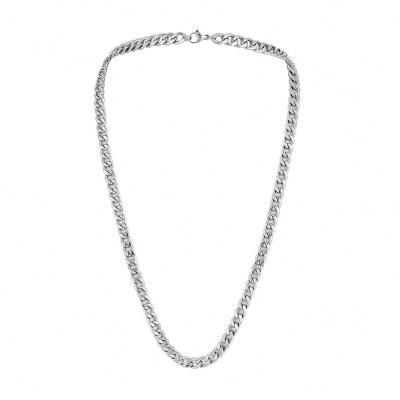 China Stainless Hiphop Eico Lady Cuban Initial Necklaces Trending Necklace Jewelry 2021 for sale