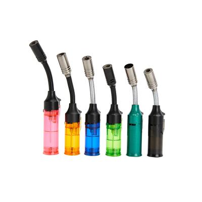 China Mini Flamethrower Flamethrower Lighter Smoking Accessories Colorful Portable Mini Cigarette Lighter Smoking Accessories for sale