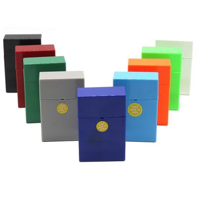 China Factory Directly Wholesale Multicolor Plastic Cigarette Case Boxes Cigarette Case Boxes Plastic Cigarette Holder Portable Stand for sale