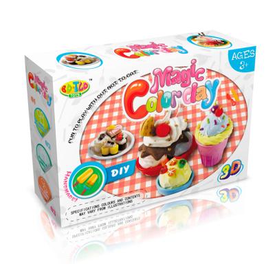 中国 Diy Soft Clay Preschool Toys Magic DIY Candy Mud DIY Color Clay For Kids 販売のため