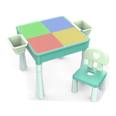 Κίνα Building Toy Plastic Building Block Multifunctional Desk Educational Study Table For Children προς πώληση