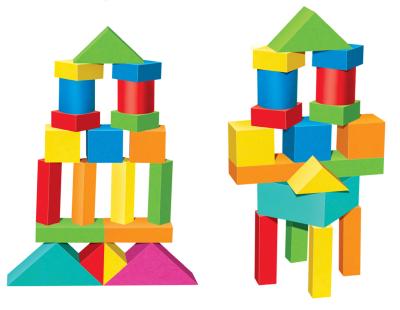 Cina DIY PLAY 2021 Educational Early Learning EVA Building Block Colorful DIY Puzzle Toys For Children in vendita