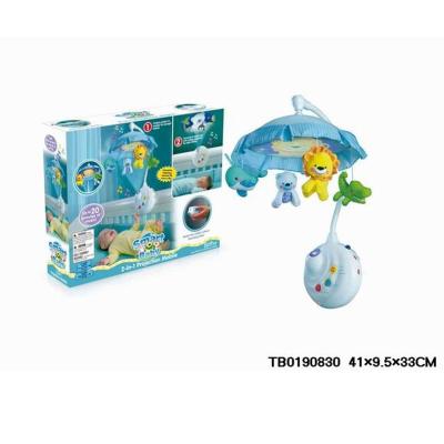 中国 Smart Battery Operated Toy Baby Toy 2 in 1 Electric Plastic Baby Crib Rotating Movable Bell with Music 販売のため