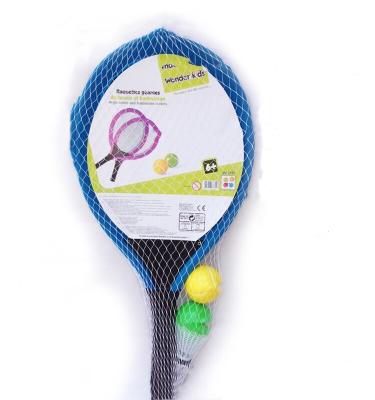 Cina Wholesale Badminton Sets Tennis Racket Ball Game Sets Outdoor Play Beach Toy Game For Kids in vendita