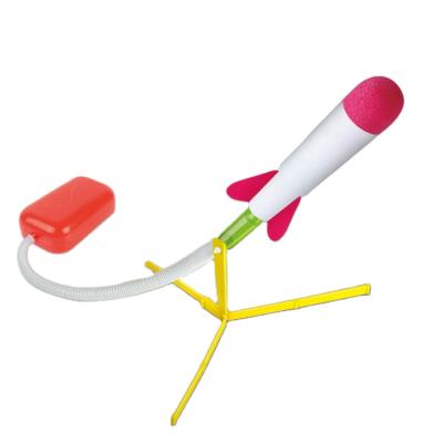 Chine Amazon Hot Selling Funny Stomp Rocket Launcher Toy 3 Rockets And Air Laucher For Kids,Outside Game Toy à vendre