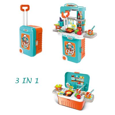 Chine Hot New Design Plastic Kids Pretend Play Girls Toy Kitchen Interesting Toys Set For Children à vendre