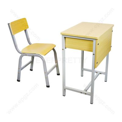 China Modern Modern Classroom Furniture Researcher Combination Desk With Chair for sale