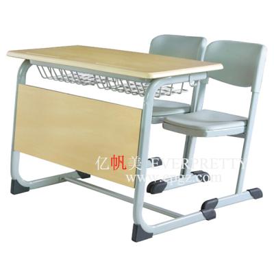 China School Sets Antique School Children Double Desk And Chair For High School for sale