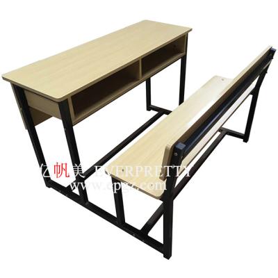 China School Sets Factory Price School Furniture Set Double Desk And Chair Bench for sale