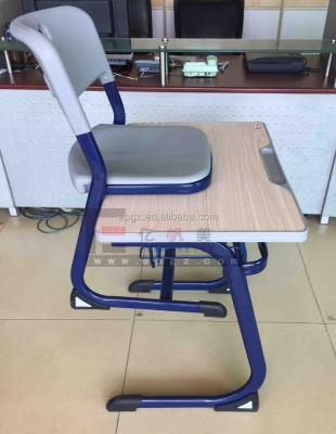 China Modern School Furniture College Cushion College Classroom Furniture Student Desk Chair For Sale for sale