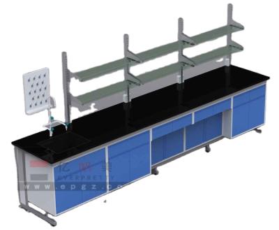 China Lab Bench Wall Rack With Sink Lab Bench Wall Rack With Sink And Glass Shelves for sale