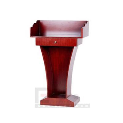 China High Quality Commercial Furniture Conference Wooden Lectern Podium , Newest Lectern Stands For Church for sale