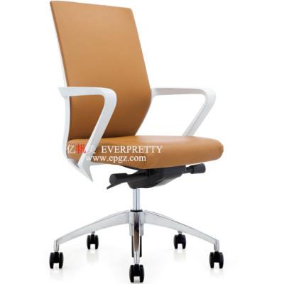 China Mid Back Office Chair Leather Computer Swivel Executive Office Chair For Home Use for sale