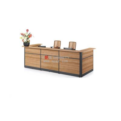 China New PANEL design office counter reception desk design for sale