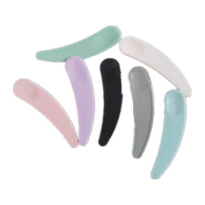 China PP Cosmetic Tools Cream Mask Face Scoop Small Spatula PP Mixing Spoon for sale