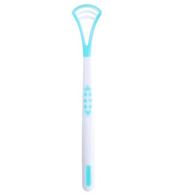 China Portable High Quality Tongue Cleaning Brush Mouth Brush Tongue Cleaner Effectively Clean Double Sided for sale