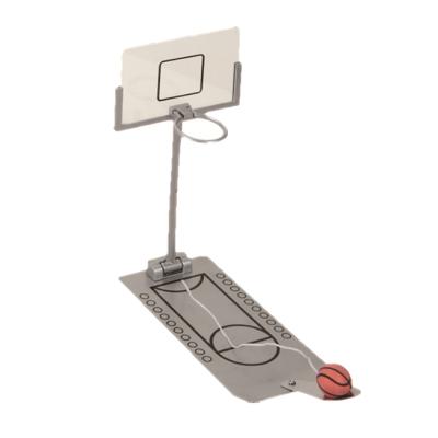 China Stainless Steel Mini Basketball Game Mini Folding Desktop Desktop Table Basketball Game for sale