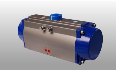 China Customized Pneumatic Rack And Pinion Actuator Aluminum Double Acting Pneumatic Rotary Actuator for sale