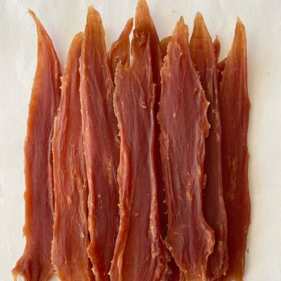 China Sustainable Healthy Pet Treats Factory Customized High Quality Duck Jerky for sale