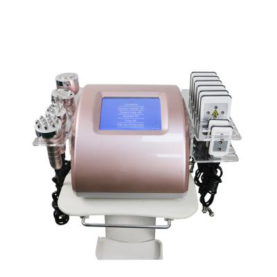 China Professional Ultrasonic Cavitation RF Weight Loss Fat Loss Removal Vacuum Machine 6 in1 Cavitation for sale