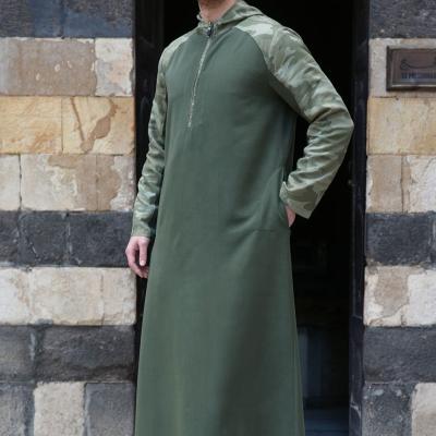 China Modest Muslimah Styling LSMN011 Mens Thobe Clothing Muslim Long Dress Muslim Men's Islamic Clothing for sale