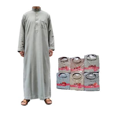 China Modest Muslimah Styling Ym 008 A Dropshipping Discovery Of The Middle Eastern Men's Long Robe Of Polyester Arab Men's Long Robe for sale