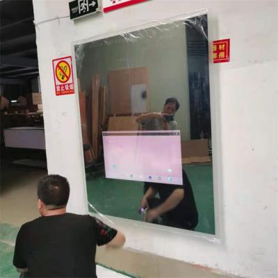 China ISO9001 Bathroom Light Mirror TV For Dubai Mirror Digital Touch Screen Smart Android Mirror TV Bathroom for sale