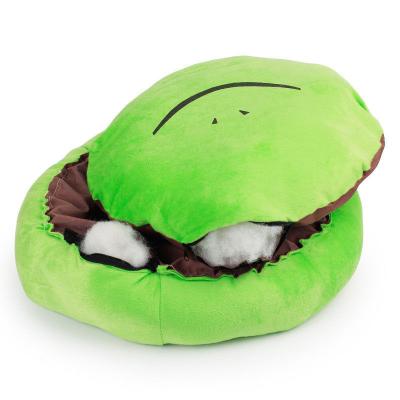 China Lovely Frog Shape Breathable Animal Luxury Pet Bed Removable Washable Pet Blanket Products for sale