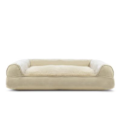 China Living Room Tufted Washable Sofa Bed For Orthopedic Sponge Pet Bed Memory Foam Dog Bed Large Sofa for sale