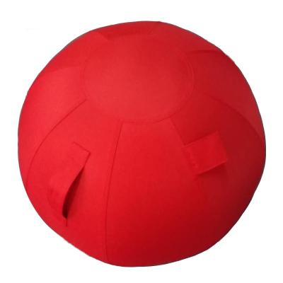 China New Customized Eco-friendly Washable Yoga Ball Cover Balance Ball Exercise Design Sheep Yoga Ball Chair for sale