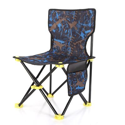 China Modern Hot Sale 600D Oxford Cloth Beach Canvas Chair Folding Waterproof Camping Chair for sale