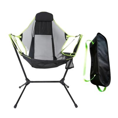 China Lightweight Outdoor Portable Folding Compact Chairs Outdoor Camping Chair Lightweight Backpacking Aluminum Garden Chairs With Adjustable Backrest for sale