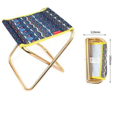 China Modern Good Quality Outdoor Wood Grain Aluminum Furniture Folding Moon Camping Chair for sale