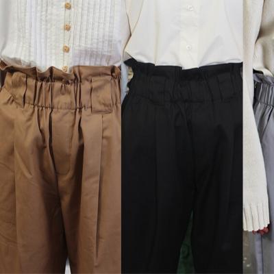 China Fashion EVERGLOW-cotton breathable khaki grow high morality rear sufficiency pocket waist pants women bud ladies haul pants for sale