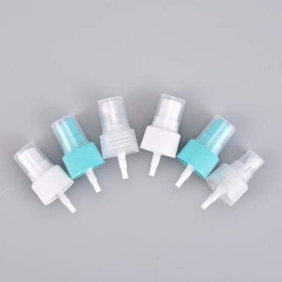 China Non Spill Plastic Fine Mist Spray Bottle Plastic Cap 18/410 Half Or Full 20/410 24/410 Hand Mist Sprayer for sale