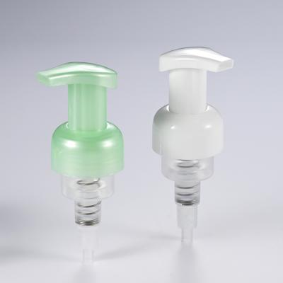 China Non Spill 40mm 42mm Cosmetic Liquid Soap Dispenser PP Plastic Foam Pump for sale