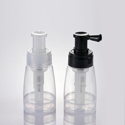 China Cosmetic Empty Portable Cosmetic Clear Plastic Glitter 180ml Talcum Powder Dry Spray Bottle for sale