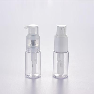 China 35ml Small Powder Pump Spray Cosmetic Hot Selling Empty Clear Plastic Bottle For Glitter for sale