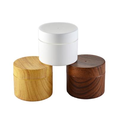 China Cosmetic cosmetic packaging jar, acrylic cream jar, wooden jar for sale