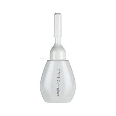 China 11ml Cosmetic LDPE Tight Empty Round Oval Soft Touch Ampoule Dropper Serum Bottle White PP Plastic Screw On Spout Cap Lid (HO11) for sale