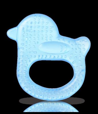 China Toy Wholesale Soft Water and Baby Teether Toys BPA Gel Filled Food Grade Sensory Soft Teether Soft Chew For Baby for sale