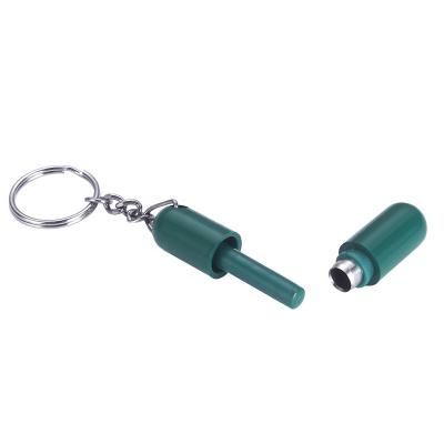 China Morden Cigar Cutter Tool Cigar Punch Color Portable Deluxe Mini Cigar Cutter Drill Plastic Accessories for sale