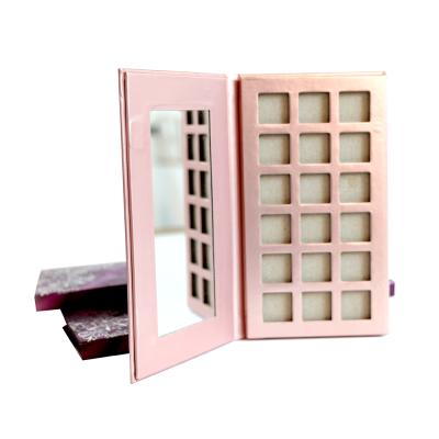 China Recycled Materials Cardboard Custom Empty Eyeshadow Palette Packaging Box for sale