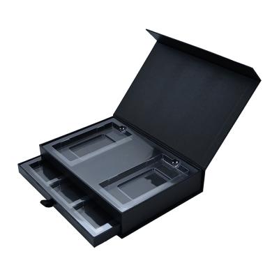 China Luxury Materials Perfume Bottle Gift Packaging Recycled Paper Drawer Box for sale