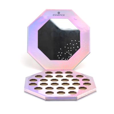 China Recycled Materials Eyeshadow Packaging Box Eyeshadow Magnetic Paper Palette for sale