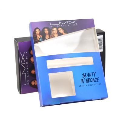 China Recycled Materials Custom Logo Small Paper Box Cosmetic Packaging For Makeup for sale