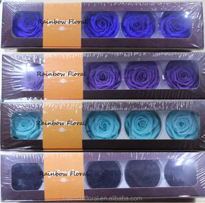 China natural touch wholesale stabilized flowers preserved Kunming roses for sale