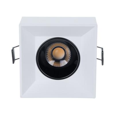 China Modern Residential Lamp White Cob Recessed Ceiling Light Rotating Led Spotlights for sale